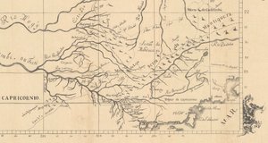 Capitanía de São Paulo en 1766, en la Carta corográfica de los límites del Estado de Minas Gerais con el de São Paulo de Aroeira